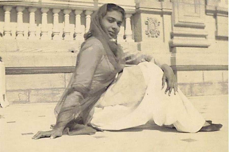 Dharam in Courtyard